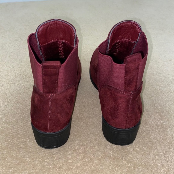 Red Ankle Booties - Picture 5 of 7